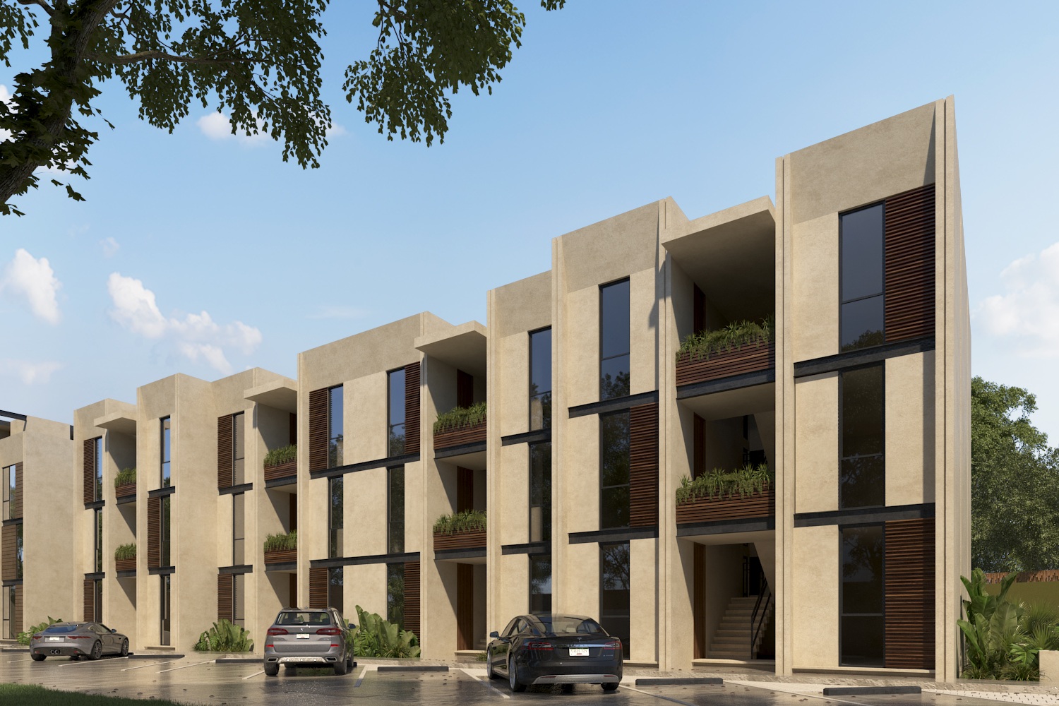 02-DCH. Torre A-Trasera Perspectiva
